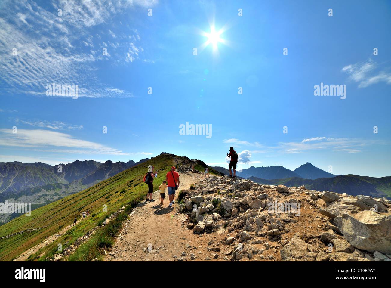 Tatry, Kasprowy Wierch, fot.Wojciech Fondalinski Foto Stock