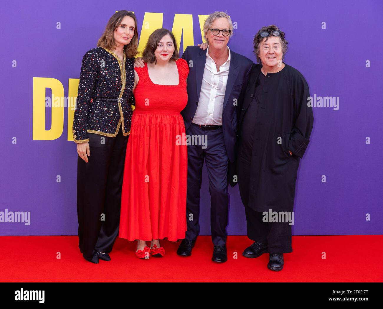 Londra, Regno Unito. 6 ottobre 2023. (L-R) Sophie Mas, Samy Burch, Todd Haynes e Christine Vachon partecipano agli arrivi Red Carpet di MAGGIO DICEMBRE al 67° BFI London Film Festival al Southbank Centre presso la Royal Festival Hall di Londra. Crediti: S.A.M./Alamy Live News Foto Stock