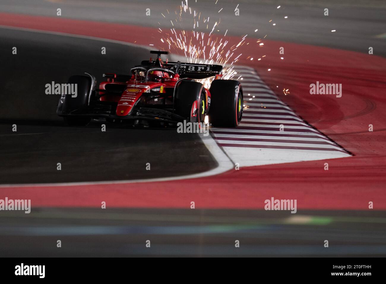 DOHA,QATAR.6 ottobre 2023 CHARLES LECLERC (MCO) Ferrari.AHMAD AL-SHEHAB/Alamy Live News Foto Stock