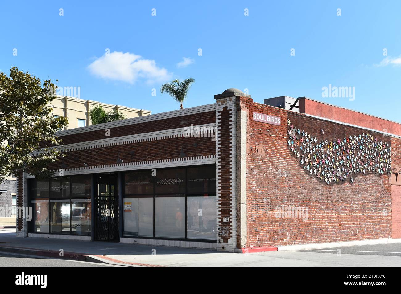 SANTA ANA, CALIFORNIA - 2 ottobre 2023: Orange County Center for Contemporary Art in N. Sycamore Street nel centro di Santa Ana. Foto Stock
