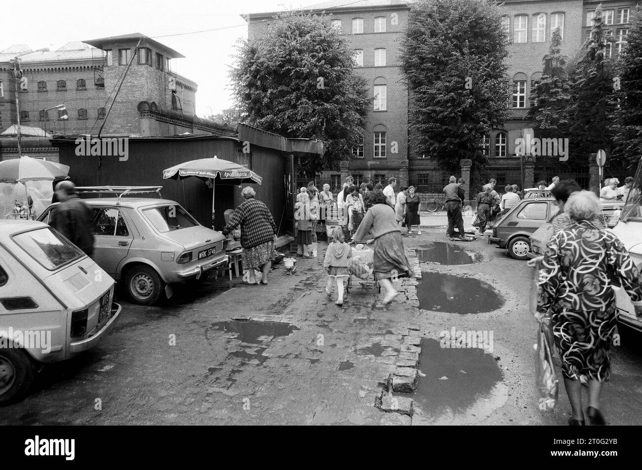 Swidnica, dolnoslaskie, vita quotidiana, architettura, archivio, storico, Polska, foto Kazimierz Jurewicz Foto Stock