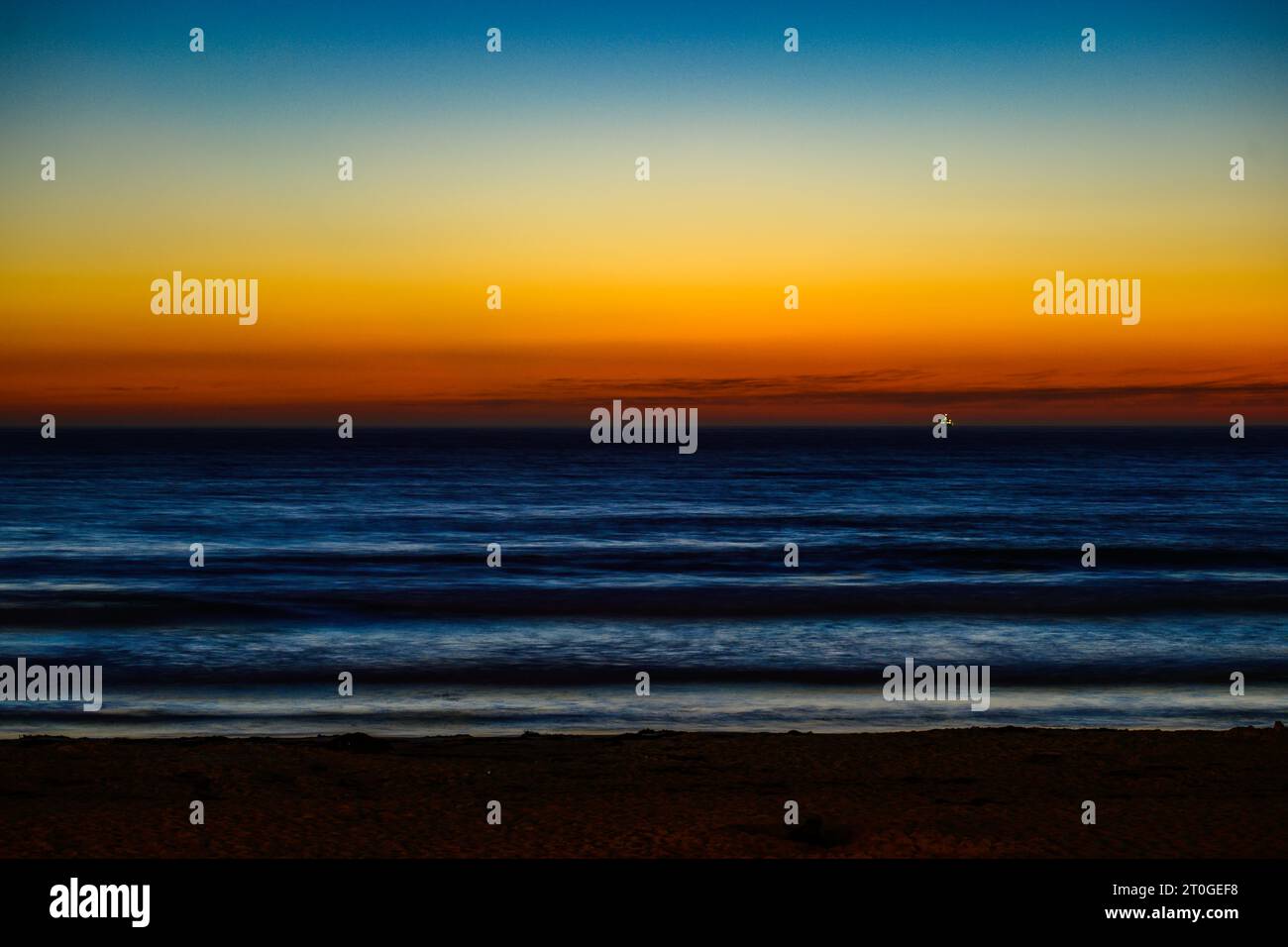 Sunset Beach Foto Stock