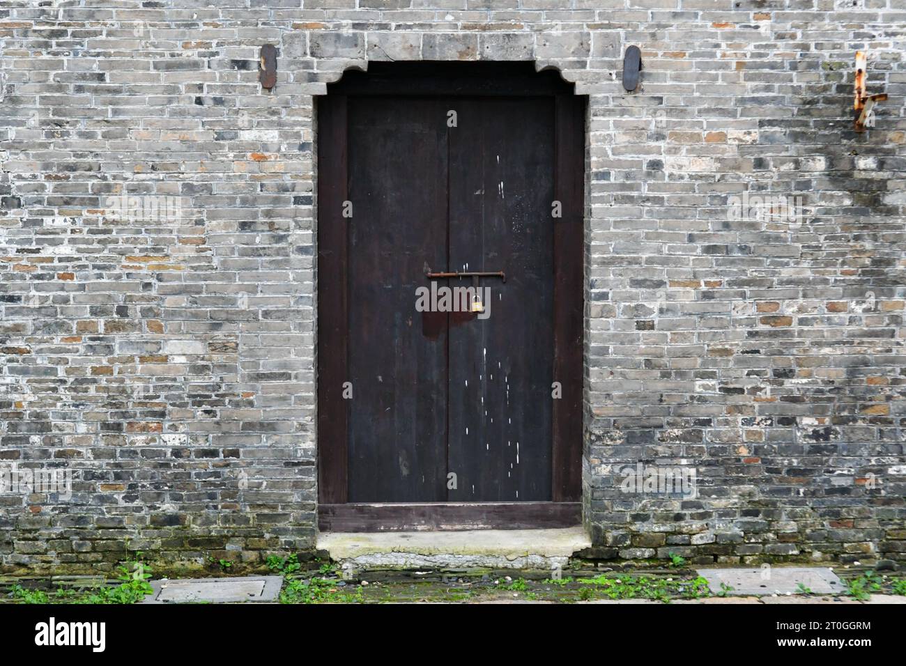 Foto di porte in stile architettonico cinese tradizionale Foto Stock