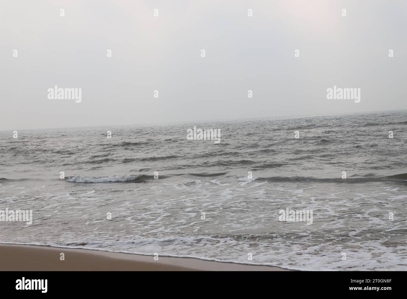 Vista piacevole delle onde marine Foto Stock