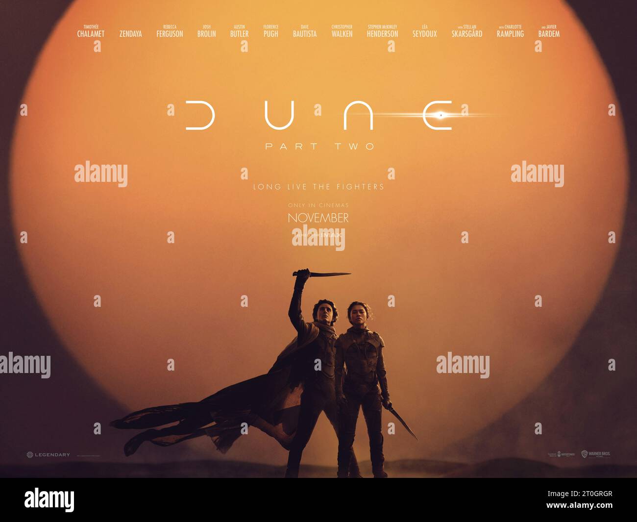 Poster del film Dune Part Two Foto Stock