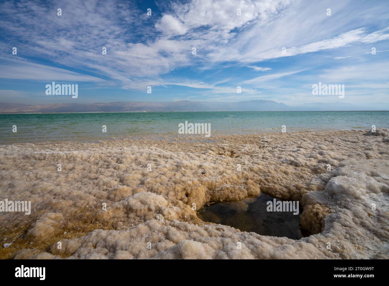 Mar Morto, Israele Foto Stock