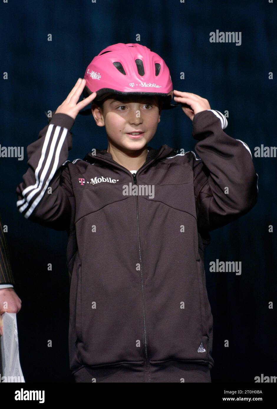 Mallorca, Spagna, 19.1.2004 Cycling: Presentazione del Team T-mobile — Rick Zabel, figlio del pilota professionista Erik Zabel (GER) Foto Stock