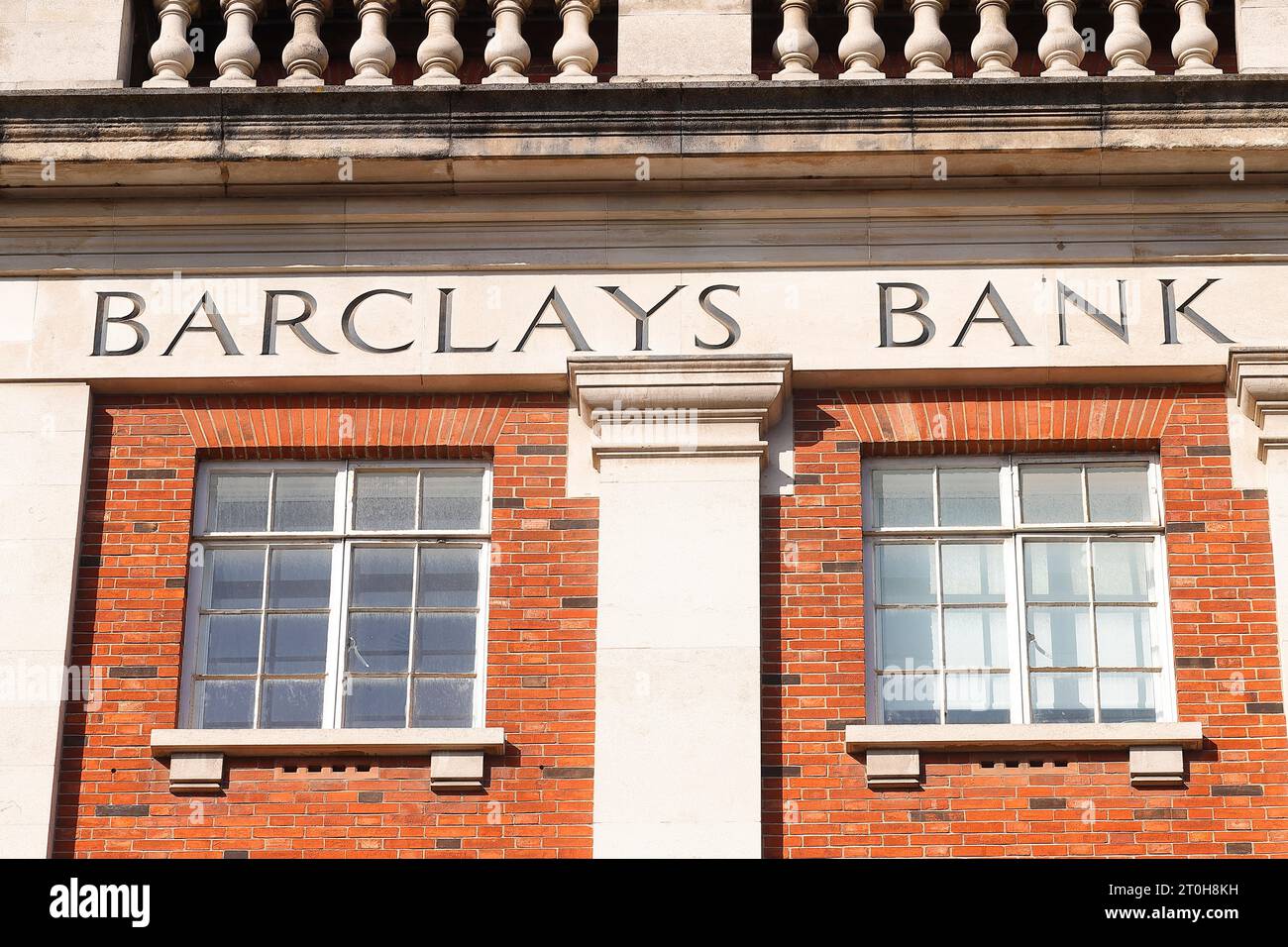 Barclays Bank a Vicar Lane a Leeds, che ora ha chiuso definitivamente. Foto Stock