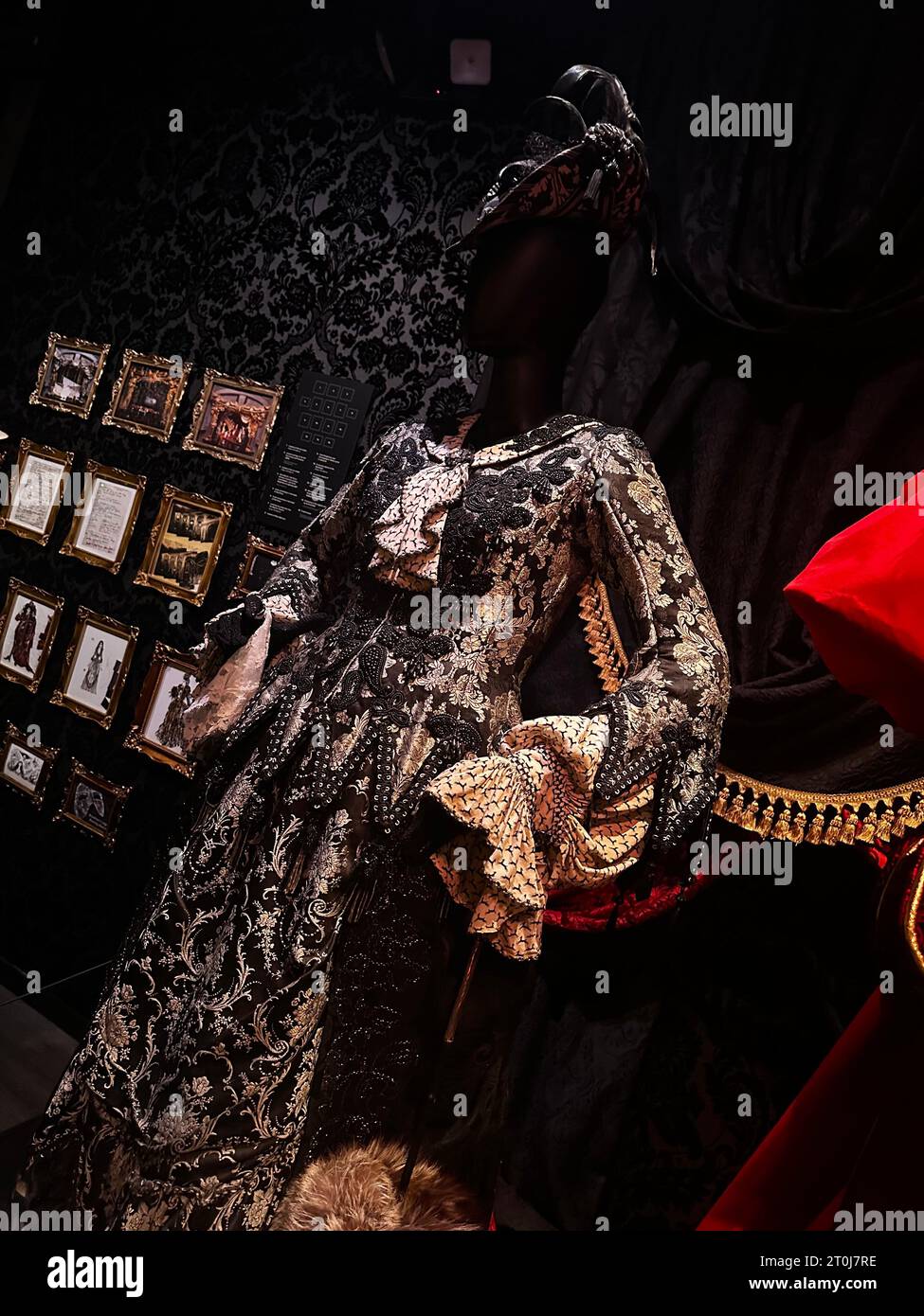 BPURB Steampunk Gonna in Tulle con Volant Vittoriano per Donna Cintura