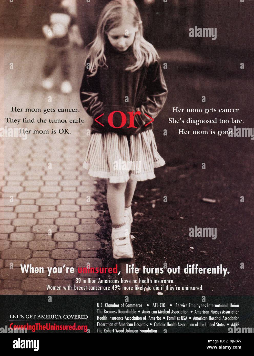 Vintage 'Time' Magazine 25 febbraio 2002 Issue Advert, USA Foto Stock