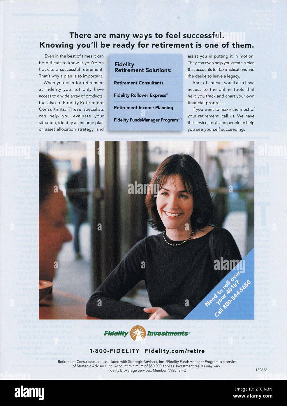 Vintage 'Time' Magazine 25 febbraio 2002 Issue Advert, USA Foto Stock