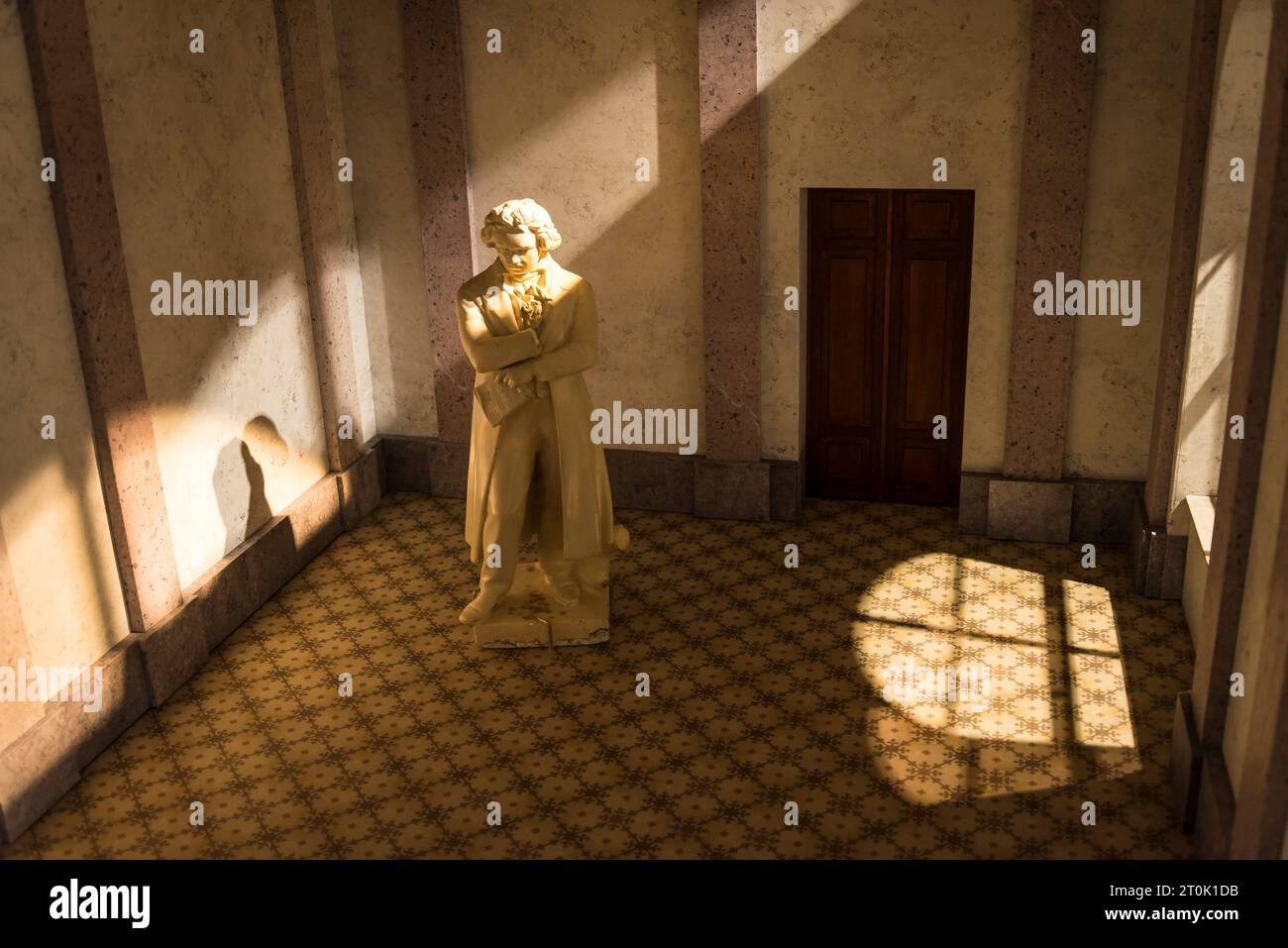 Il grande compositore, il Museo Beethoven di Heiligenstadt, Vienna, Austria Foto Stock