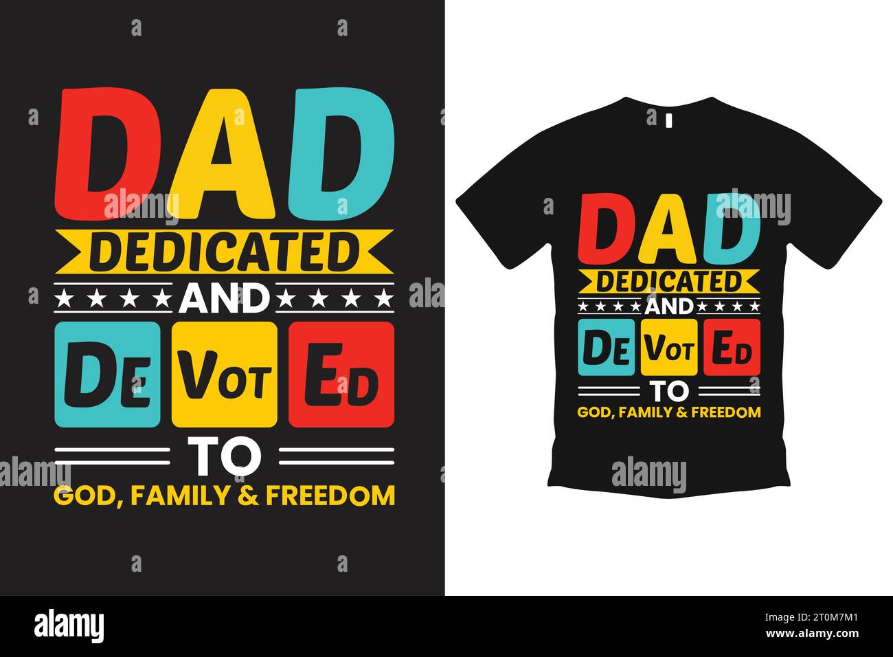 T-shirt per la festa del papà in tipografia vettoriale, regalo Papa per uomo e donna Illustrazione Vettoriale