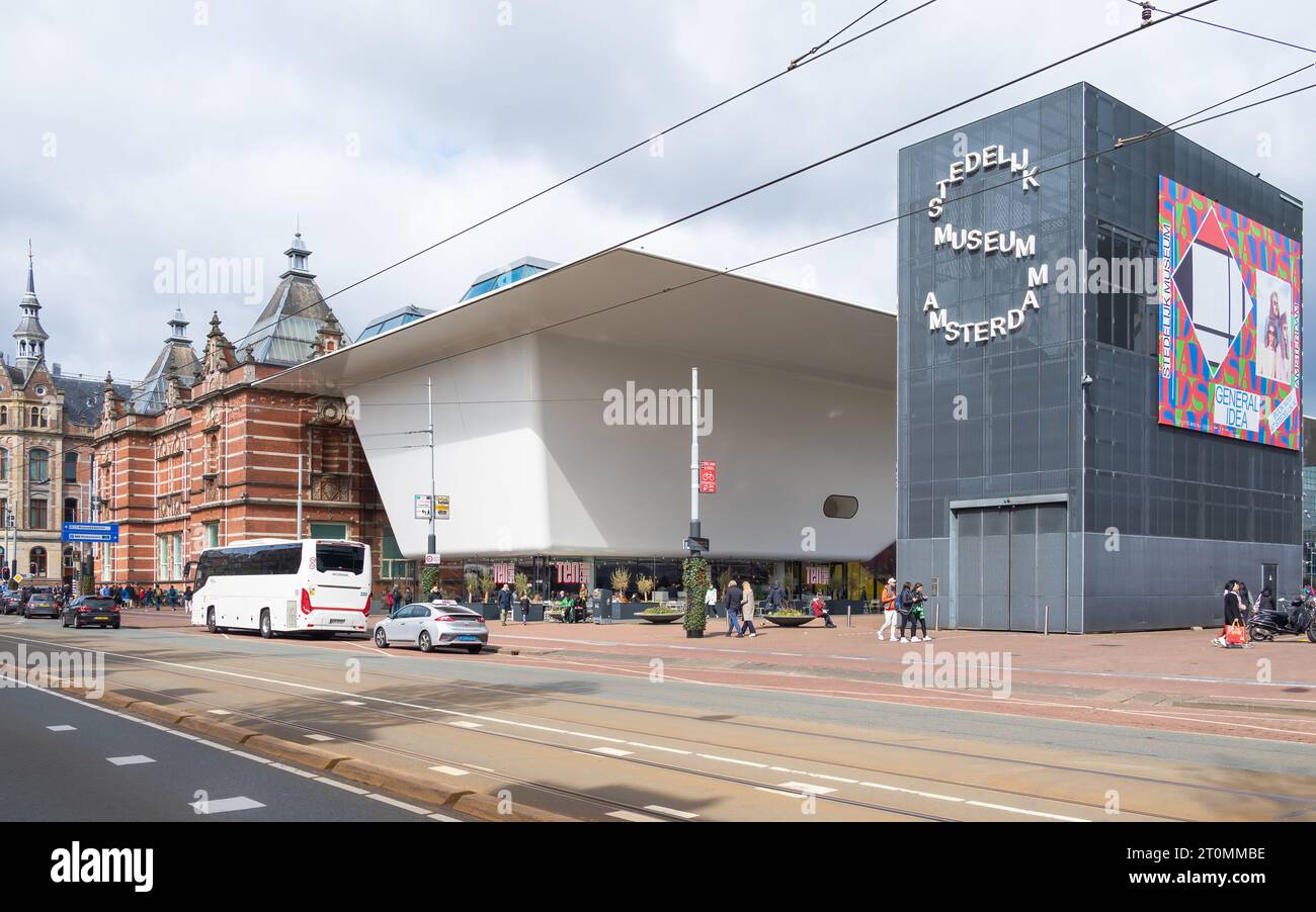 Amsterdam, Paesi Bassi - ampliamento del Museo Stedelijk di Benthem Crouwel Architects Foto Stock