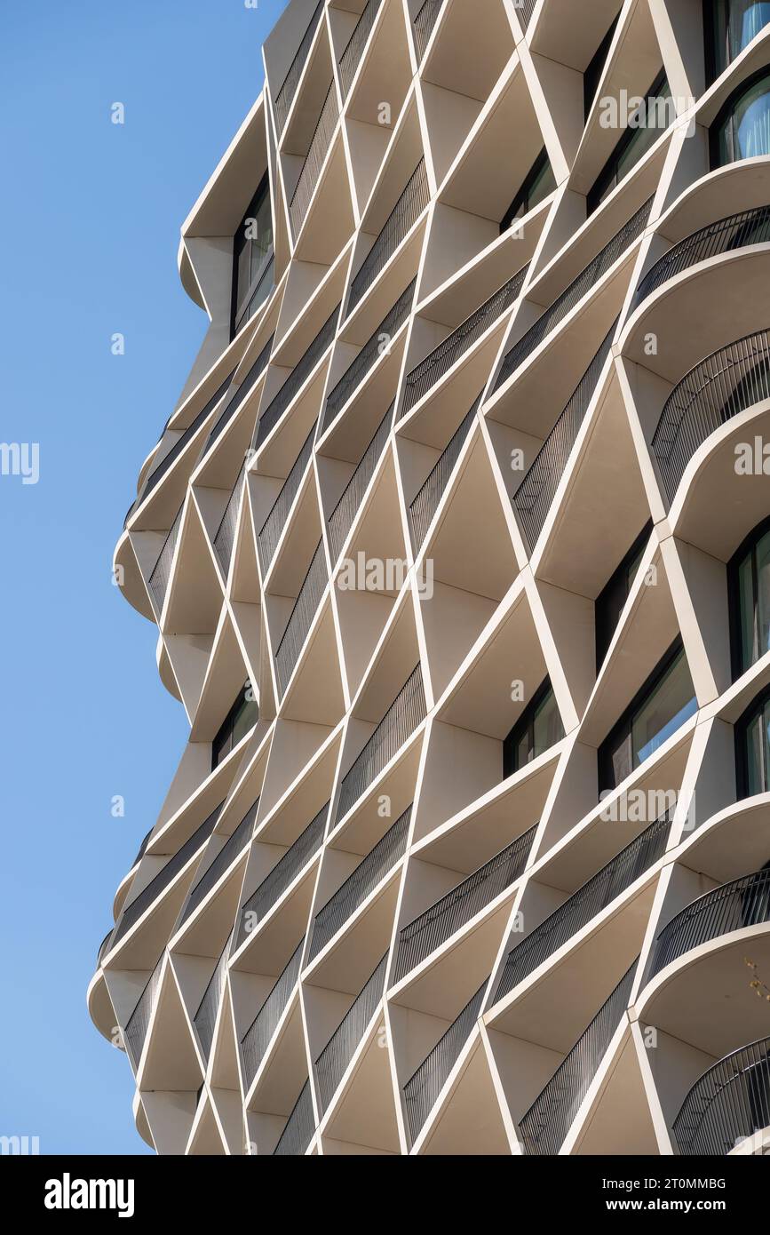 Amsterdam, Paesi Bassi - Q Residences Housing tower by Studio Gang Foto Stock