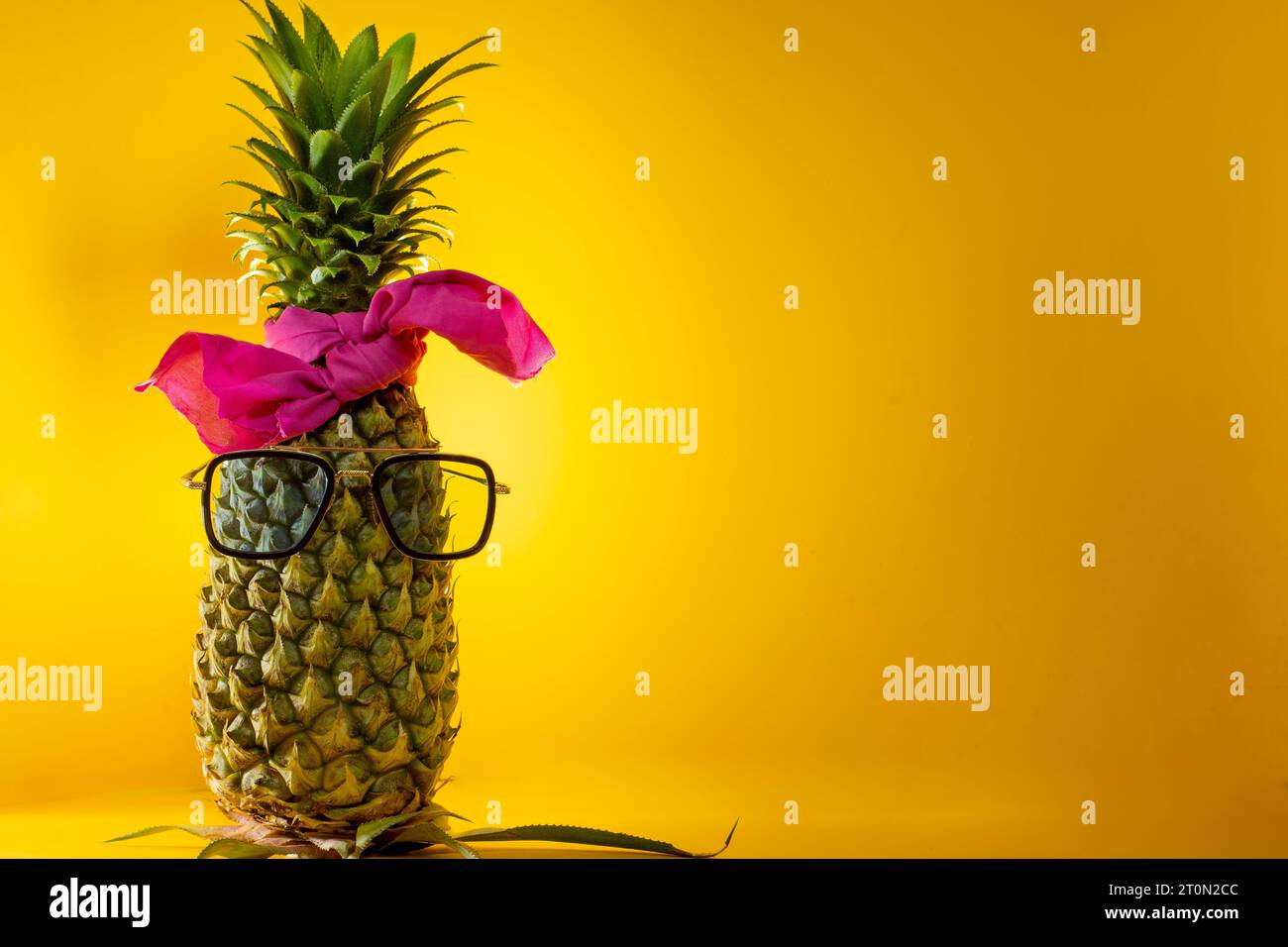 Sogni tropicali: Delizie fotografiche d'arte dell'ananas Foto Stock