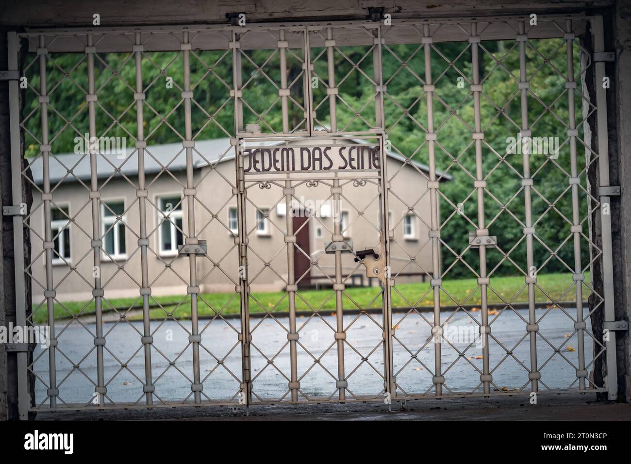 Buchenwald Mahn- und Gedenkstätte Buchenwald, ehemaliges KZ bei Weimar im Bundesland Thüringen - 08.10.2023 Buchenwald *** Buchenwald Memorial, ex campo di concentramento vicino a Weimar, nello stato tedesco della Turingia 08 10 2023 Buchenwald Foto Stock