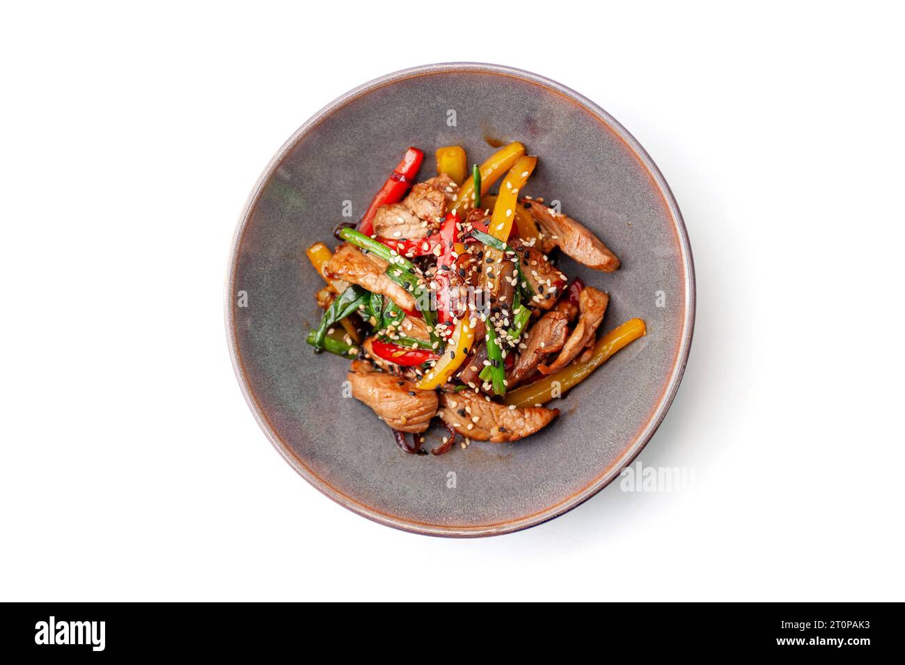 Manzo tailandese con verdure. Foto di alta qualità Foto Stock