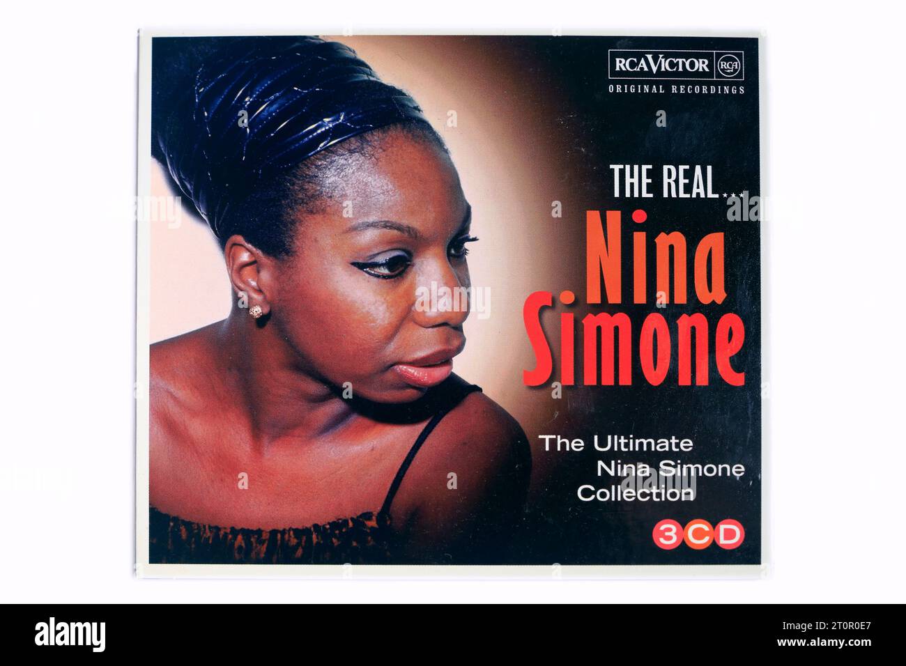 Nina Simone - The Real Nina Simone - custodia CD album su sfondo chiaro Foto Stock