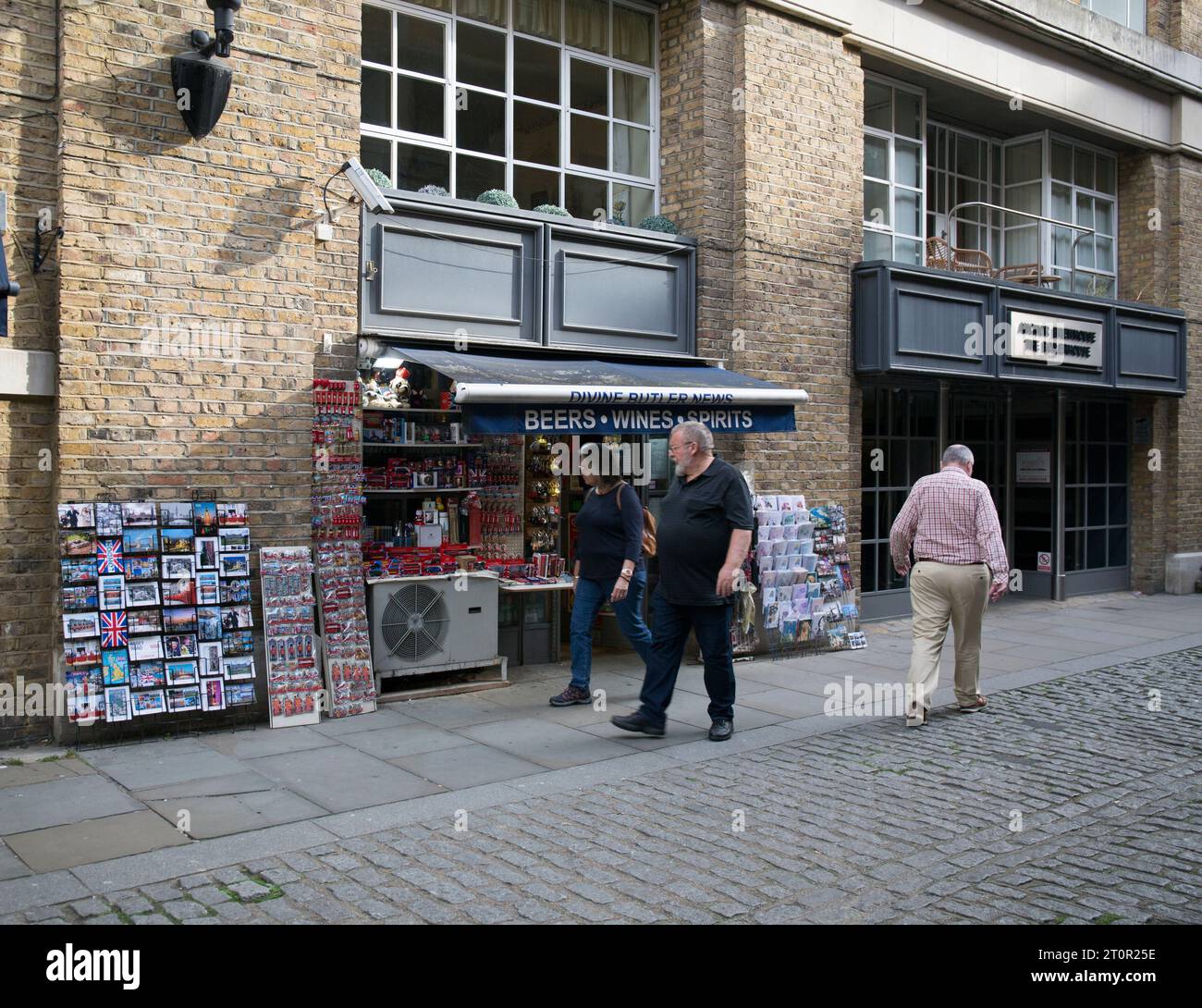 Negozio di souvenir Shad Thames Historic London Foto Stock