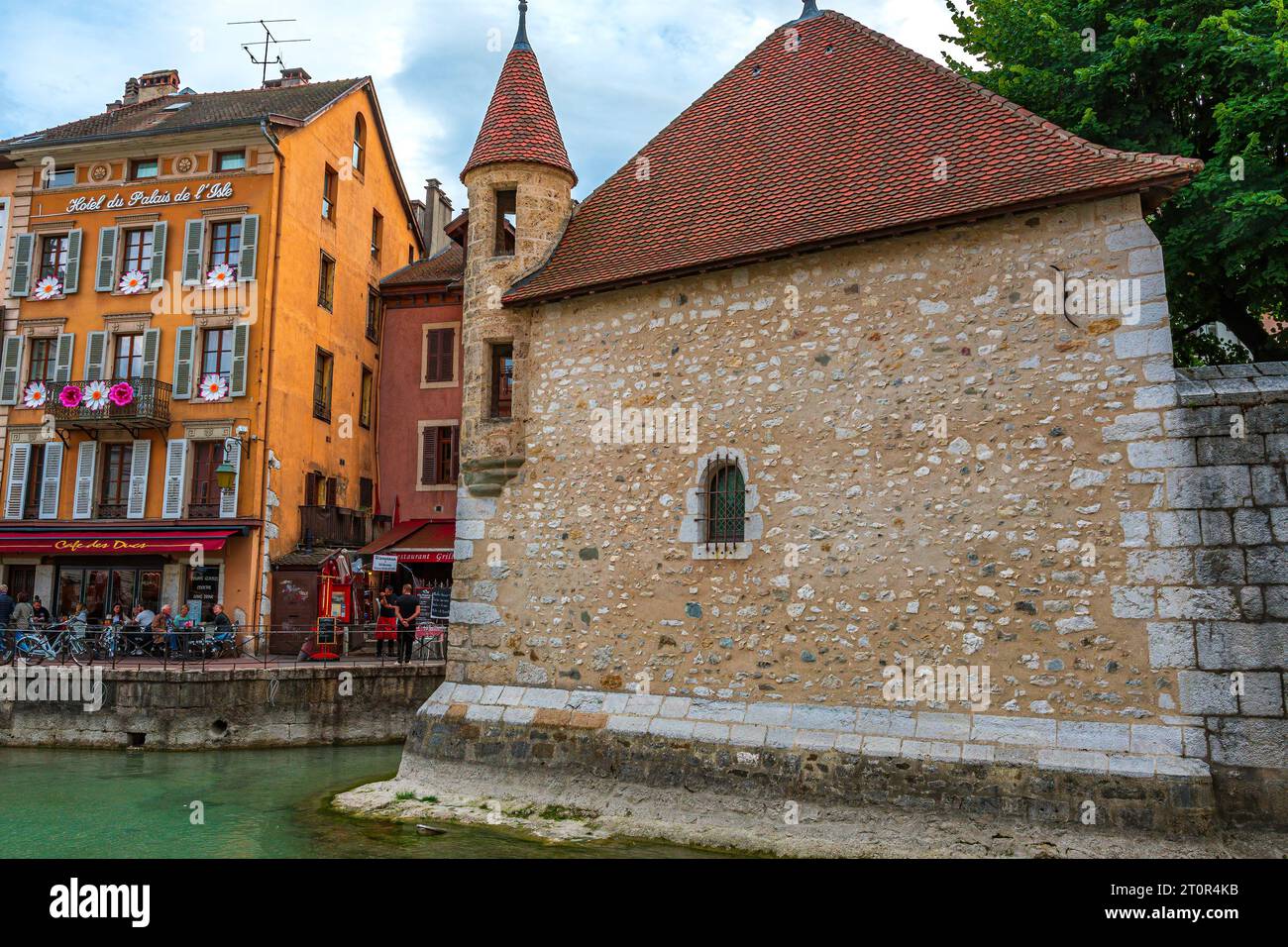 Palais de l'Isle, famosa visita turistica ad Annecy, la capitale della Savoia, chiamata Venezia delle Alpi, in Francia Foto Stock