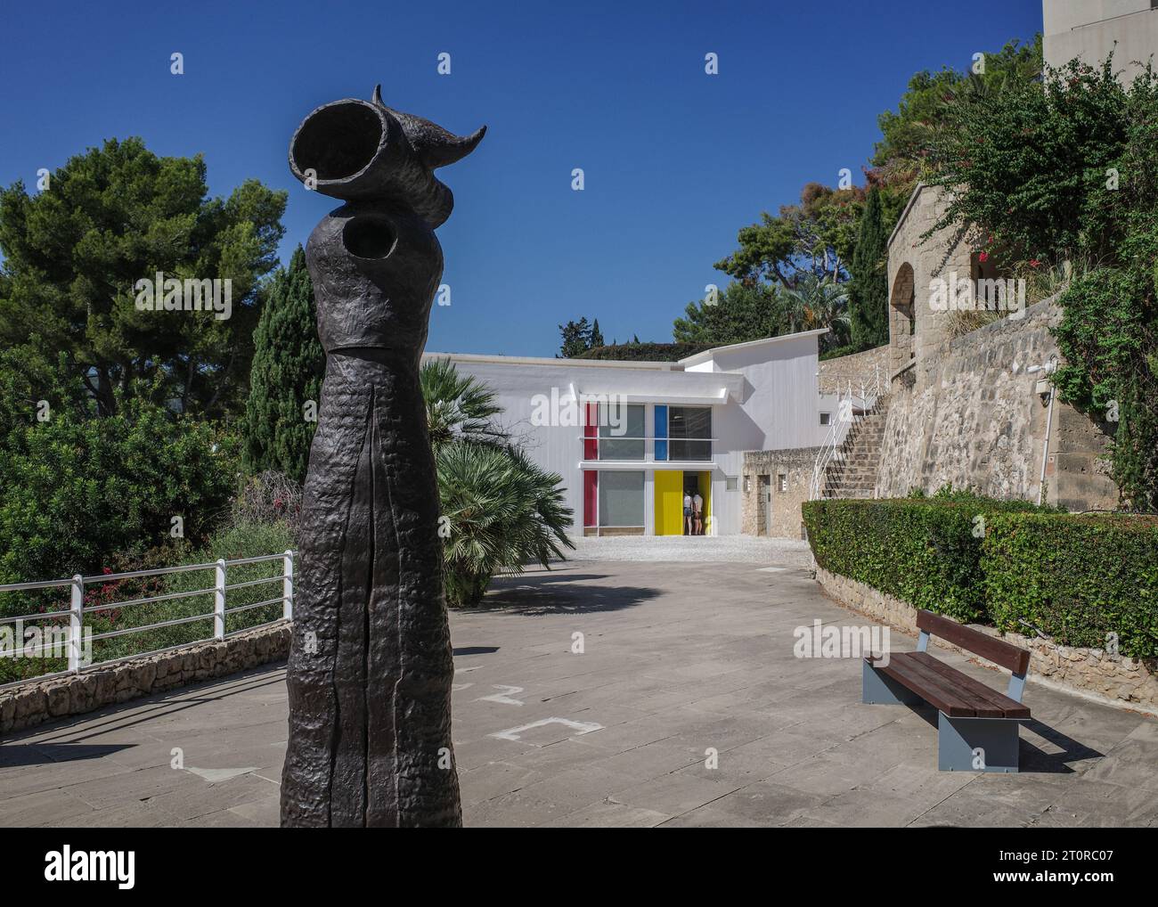 Mallorca, Spagna - 8 ottobre 2023: Museo della Fondazione Miro e galleria d'arte a Cala Major, Palma de Malorca Foto Stock