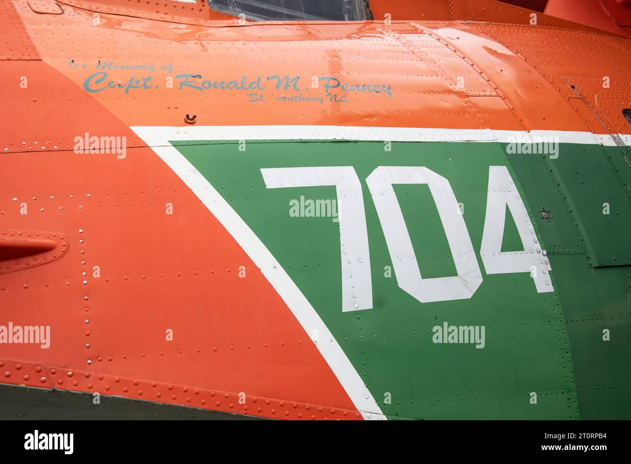 PBY Canso Water Bomber al Memorial Park di St. Anthony, Newfoundland & Labrador, Canada Foto Stock