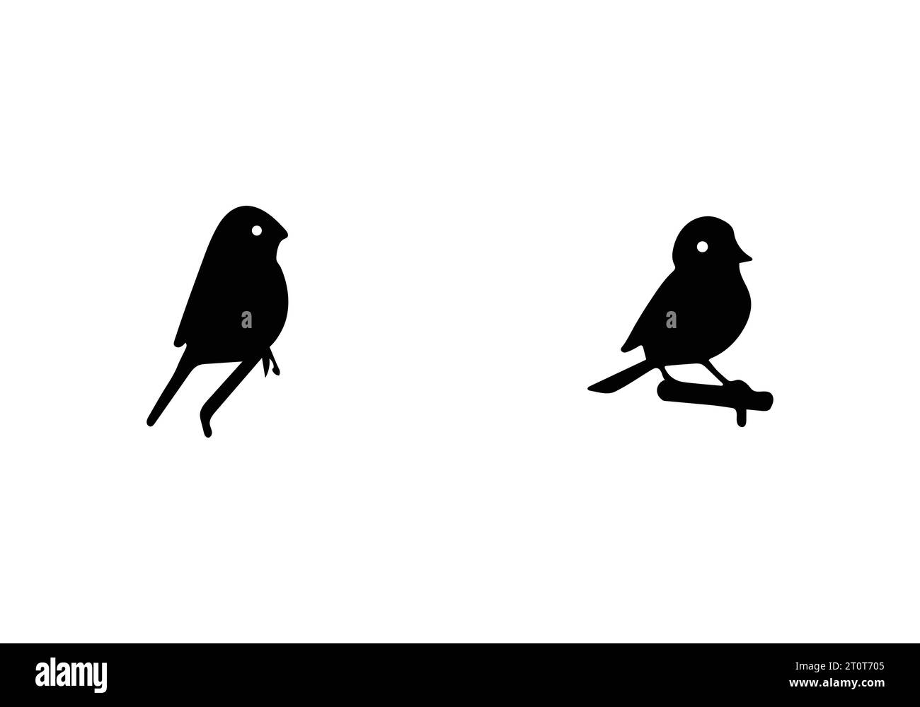 Nuova incredibile icona di illustrazione belga Canary dallo stile minimale Illustrazione Vettoriale