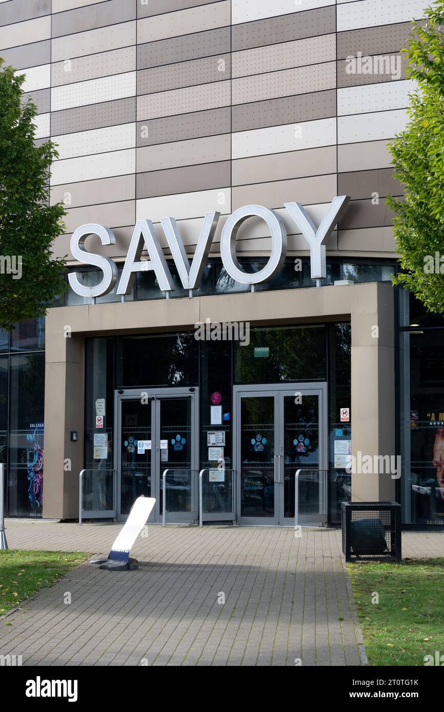 Cinema Savoy, Corby, Northamptonshire, Inghilterra, Regno Unito Foto Stock