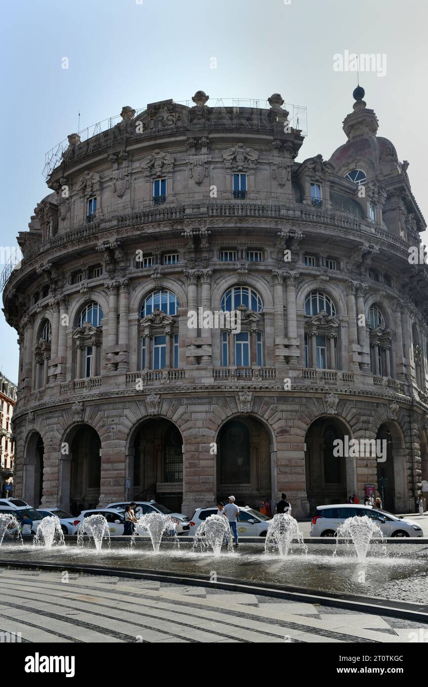 Genova, palazzo Foto Stock