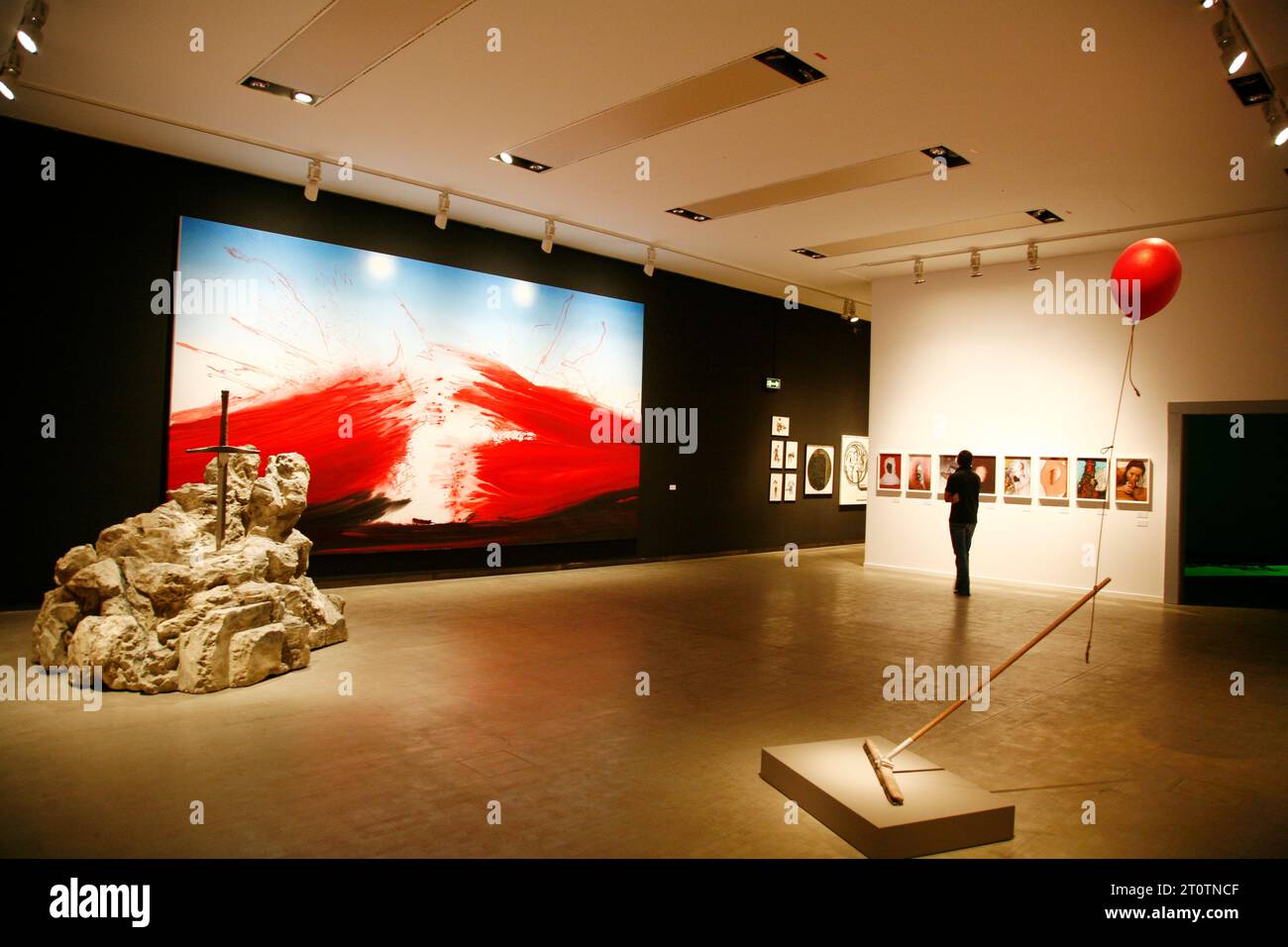 Visita alla Kunsthalle, Vienna, Austria. Foto Stock