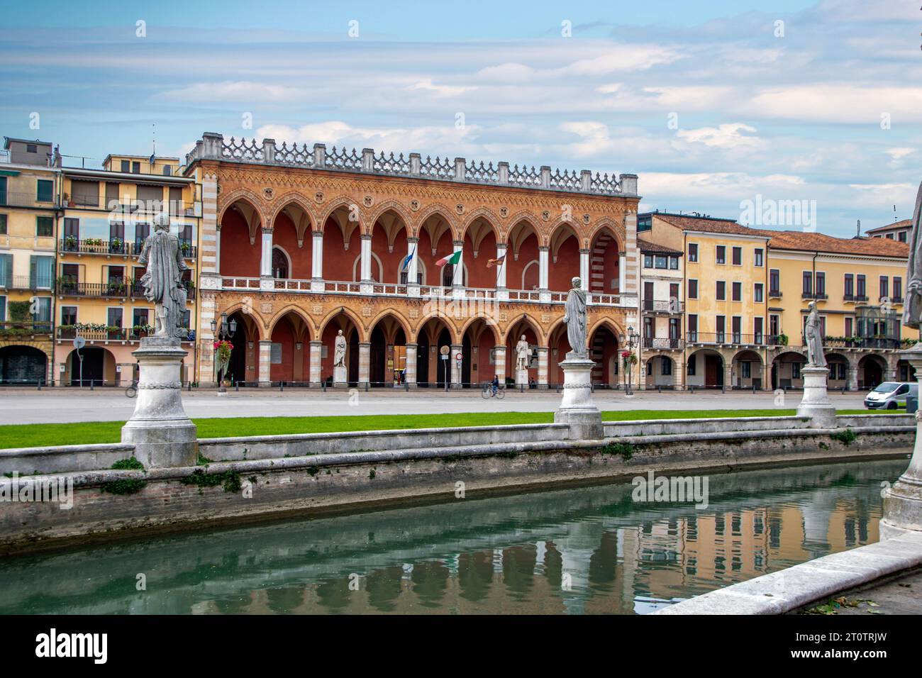 Piazza prato della Valle a Padova Foto Stock