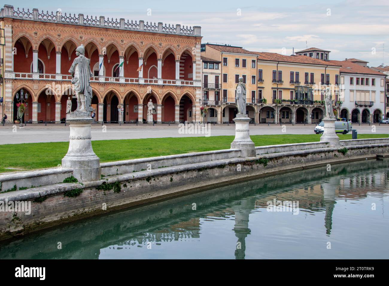 Piazza prato della Valle a Padova Foto Stock