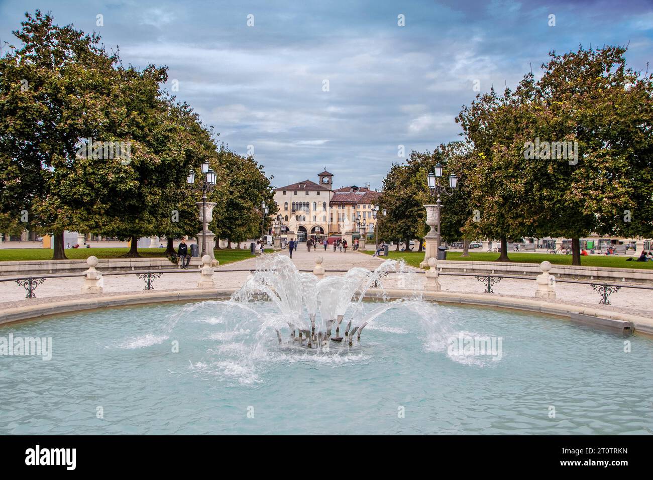 Piazza prato della Valle a Padova Foto Stock