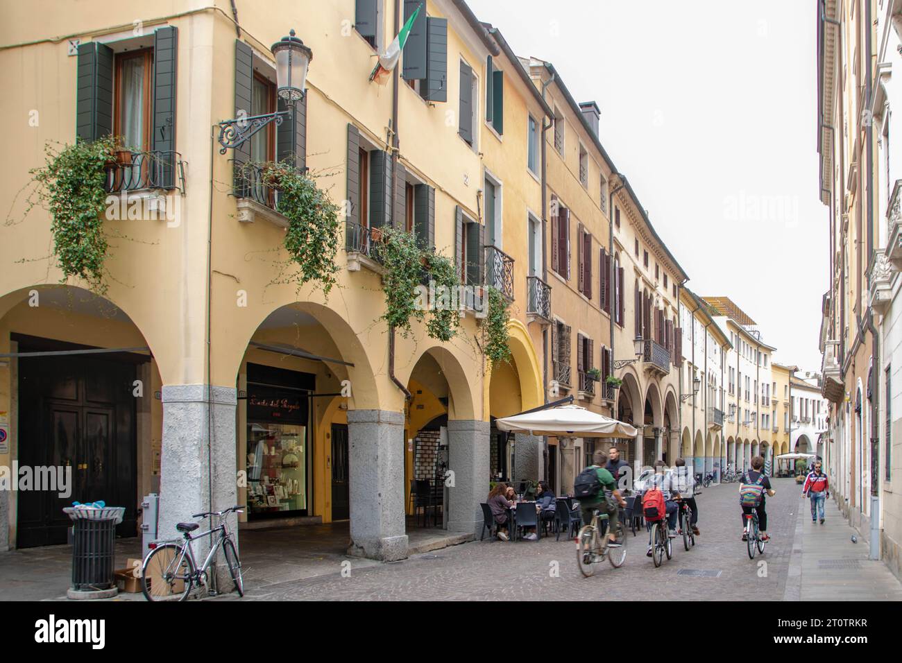 Il centro storico di Padova , Italia Foto Stock