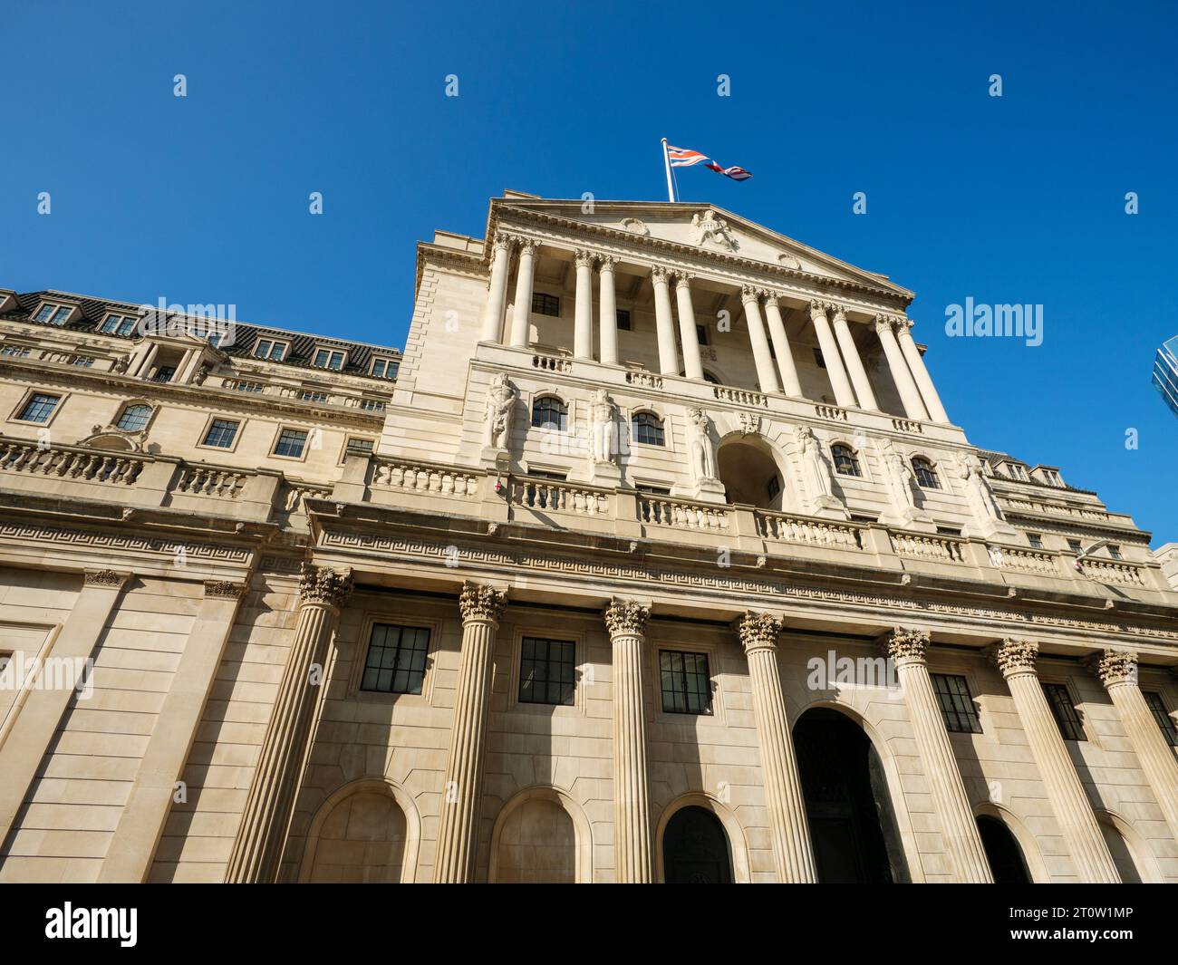 La Bank of England, London, Regno Unito Foto Stock