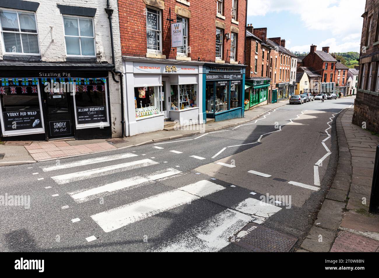 Wirksworth, Derbyshire, Peak District, Regno Unito, Inghilterra, Wirksworth Town, Wirksworth UK, Wirksworth Derbyshire, Wirksworth England, Town, città, Foto Stock
