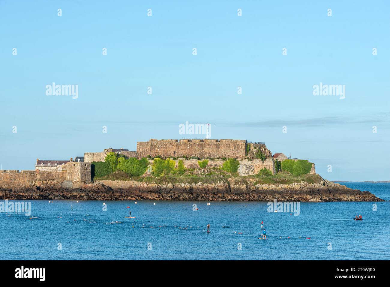 Guernsey, 6 ottobre 2023: Castello Cornet a St Peter Port Foto Stock