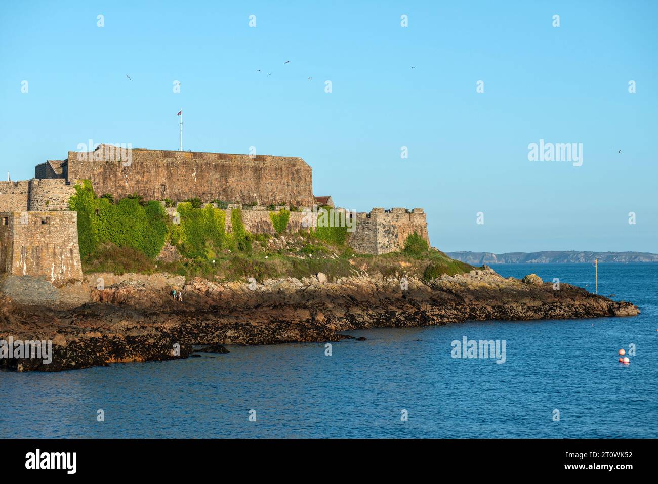 Guernsey, 6 ottobre 2023: Castello Cornet a St Peter Port Foto Stock