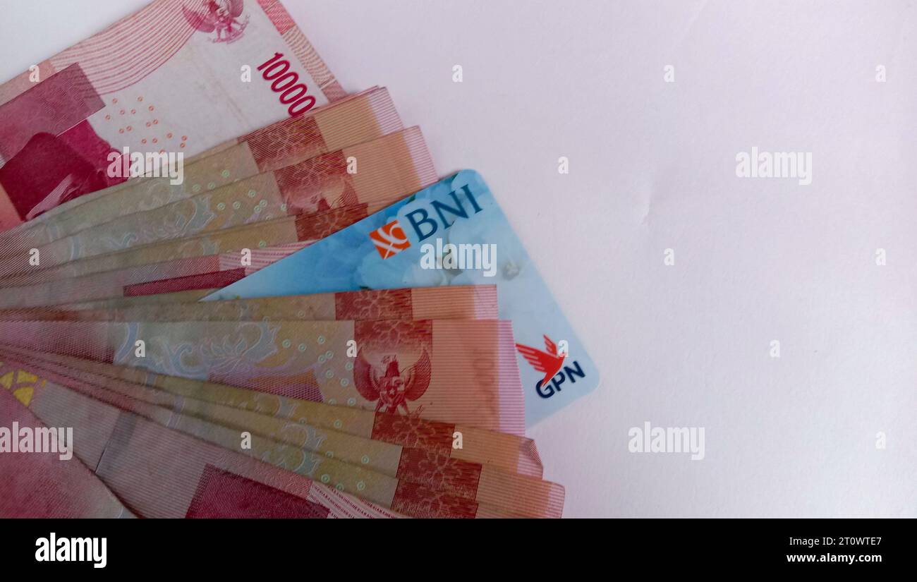 12 gennaio 2020, la foto è una foto di rupia, vale a dire la valuta dell'Indonesia, Wadaslintang, Wonosobo, Indonesia Foto Stock