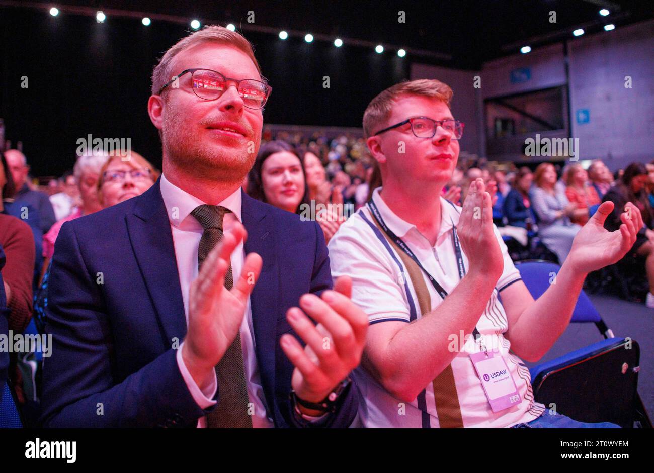 Liverpool, Regno Unito. , . Michael Shanks è stato eletto deputato laburista scozzese per Rutherglen e Hamilton West. Credito: Karl Black/Alamy Live News Foto Stock