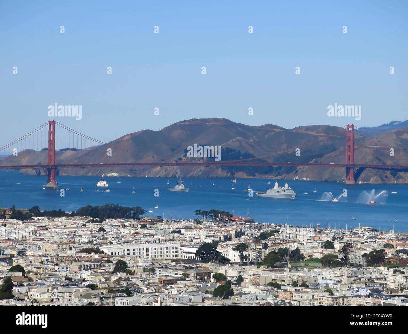 Parata delle navi, settimana libera di San Francisco 2023 Foto Stock