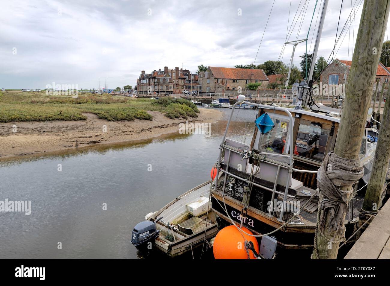 Porto di Blakeney Foto Stock