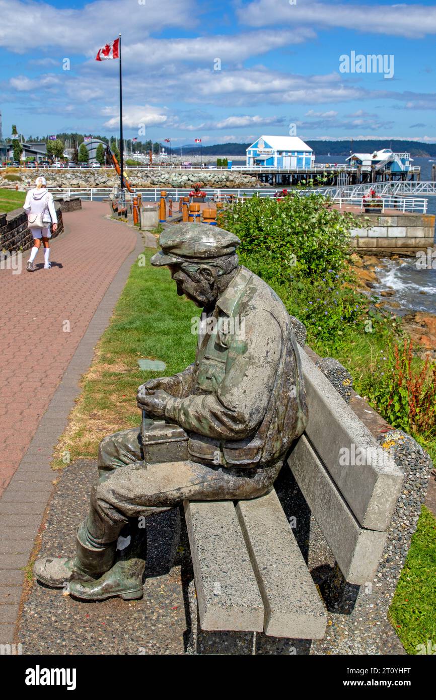 Foreshore a Sidney, Vancouver Island Foto Stock