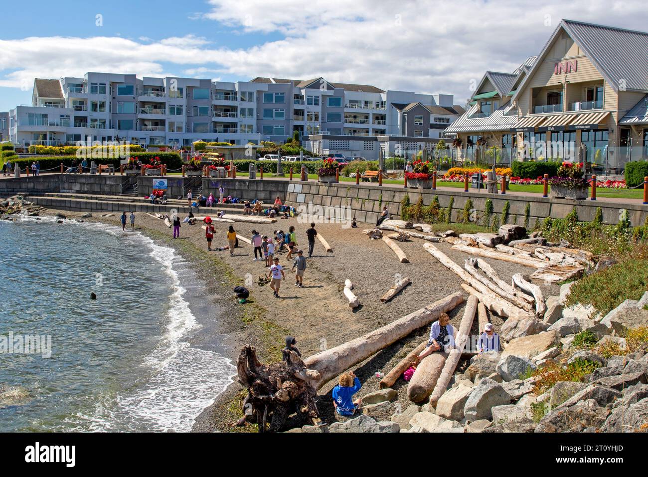 Glass Beach, Sidney, Vancouver Island Foto Stock