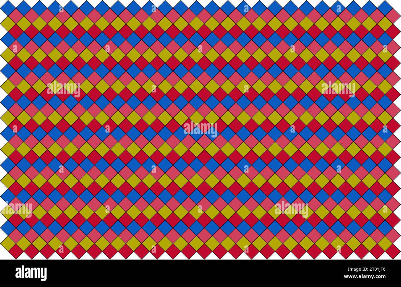 motivo griglia di colore esagonale. struttura esagonale. sfondo muro. Ripetizione geometrica al quadrato. Illustrazione vettoriale. schema a nido d'ape. Illustrazione Vettoriale