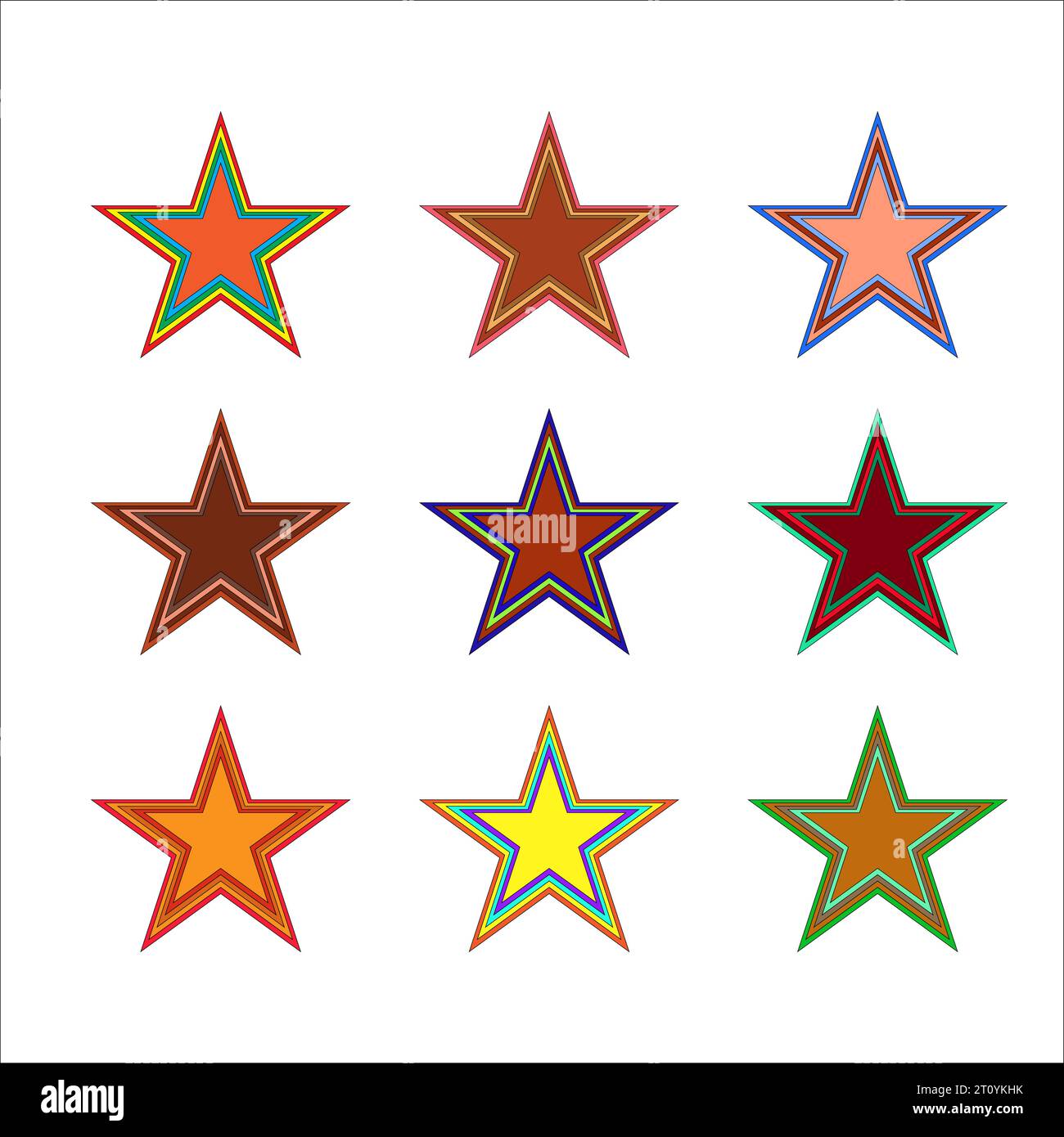 Icone di stelle e raffiche, stelle scintillanti.Set vettoriale di diverse icone nere scintillanti su sfondo trasparente. Illustrazione vettoriale Illustrazione Vettoriale