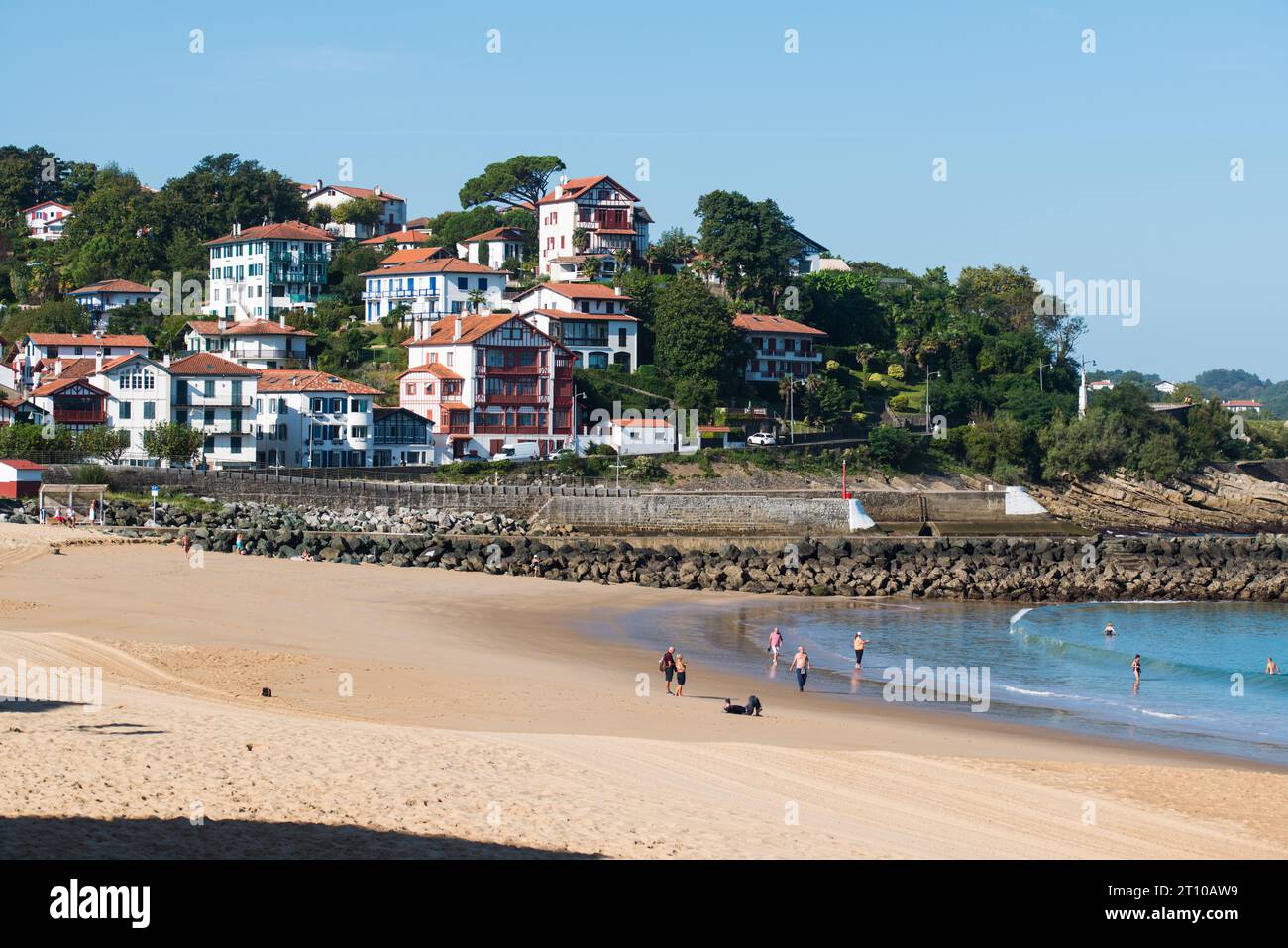 Saint Jean de Luz, Cote des Basques, Francia Foto Stock