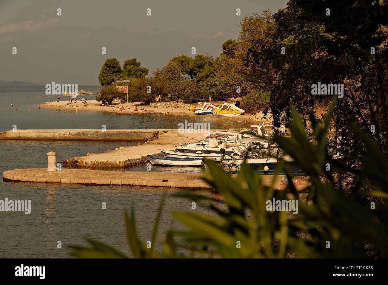 Vista sul porticciolo di Cadice, Andalusia, Spagna Foto Stock