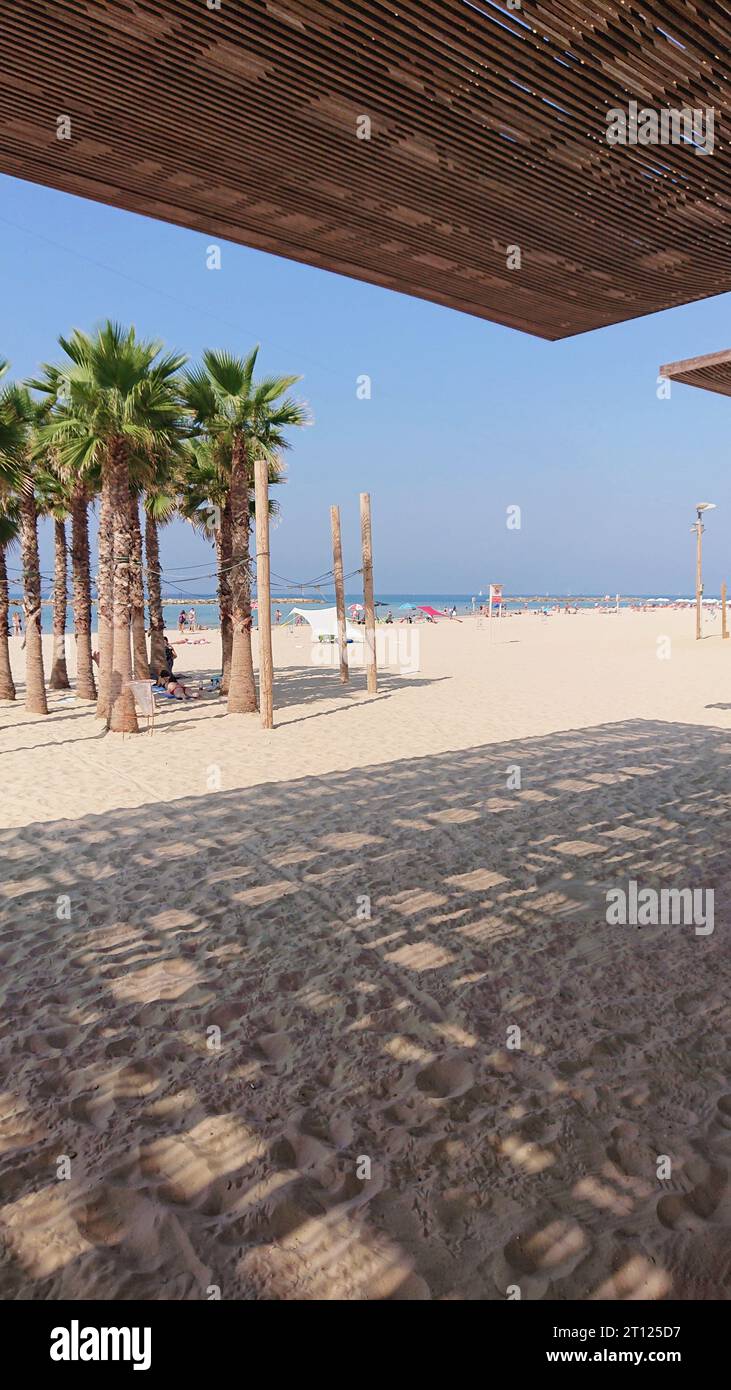 Tel Aviv Strand Beach Foto Stock